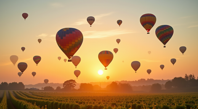 Où admirer les plus belles montgolfières en France