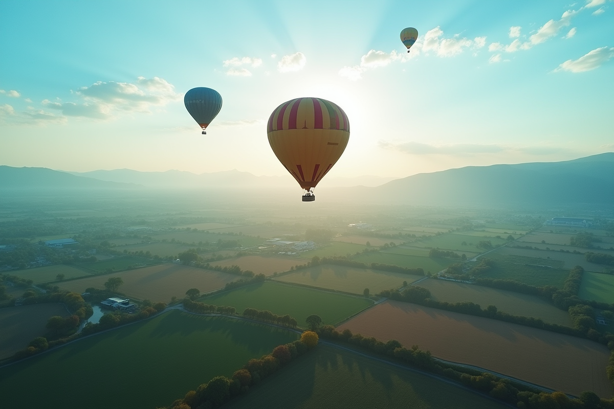 montgolfière préparation